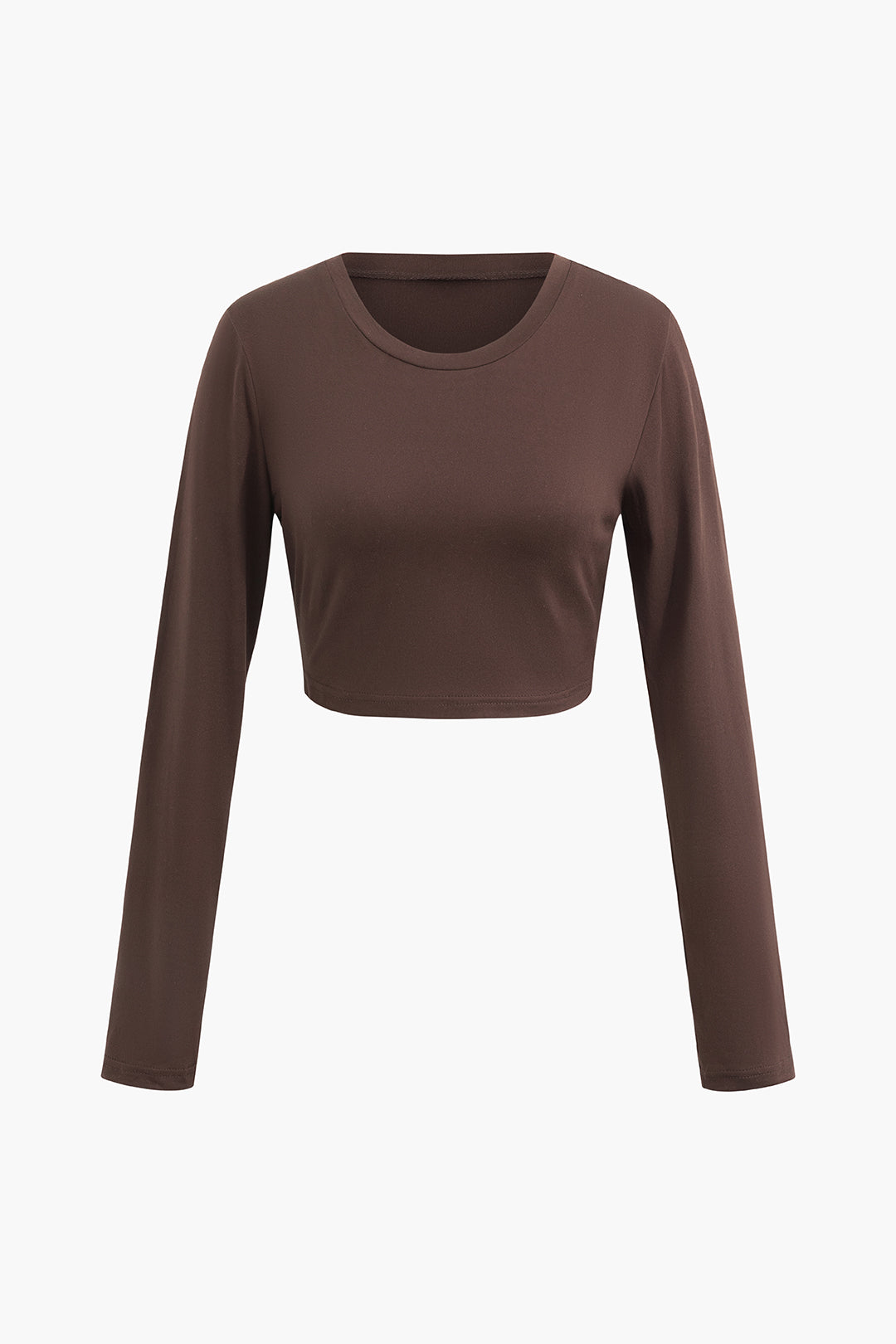 Solid Long-Sleeve Top