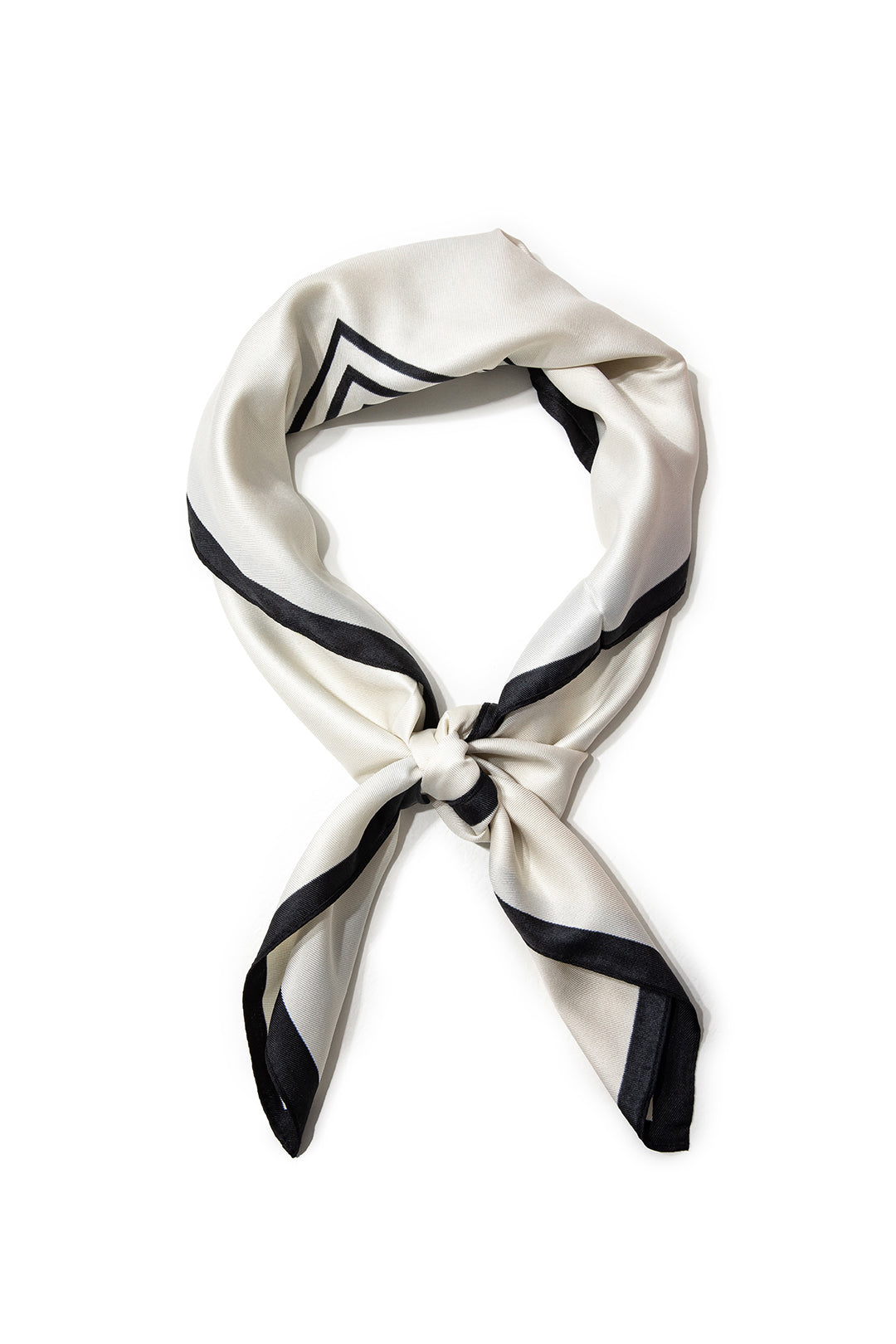 Striped Silk Scarf