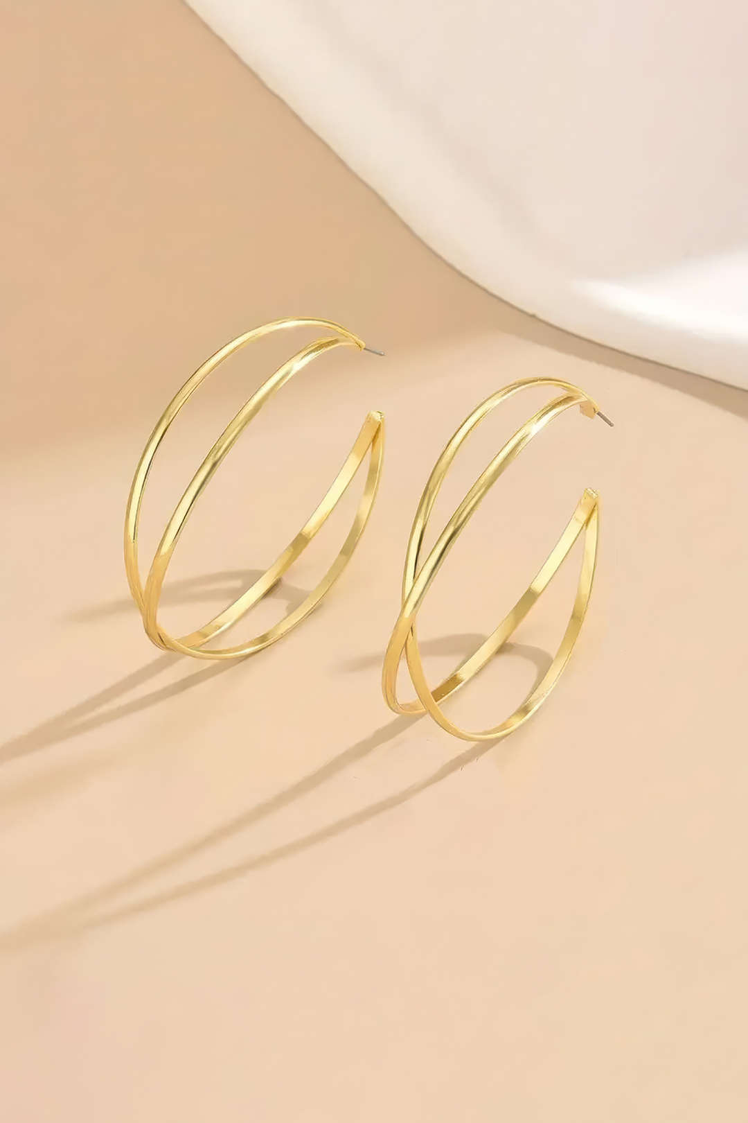 Metal Big Circle Earrings