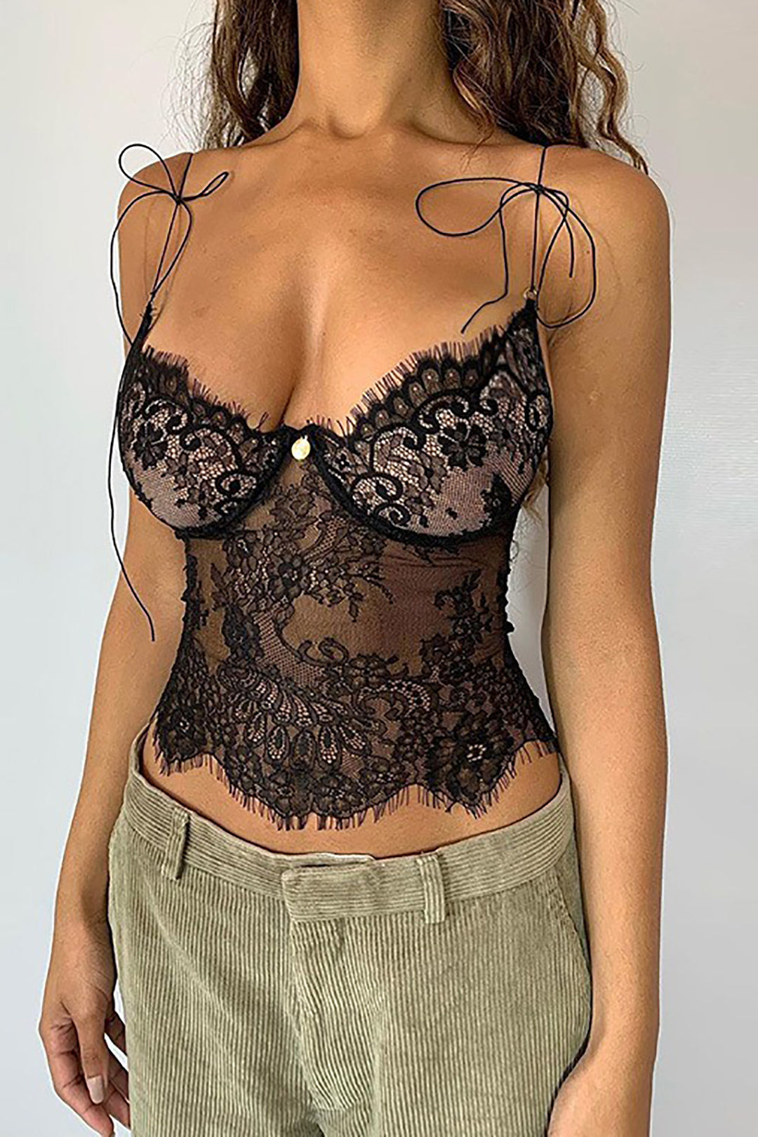 Tie Lace Cami Top