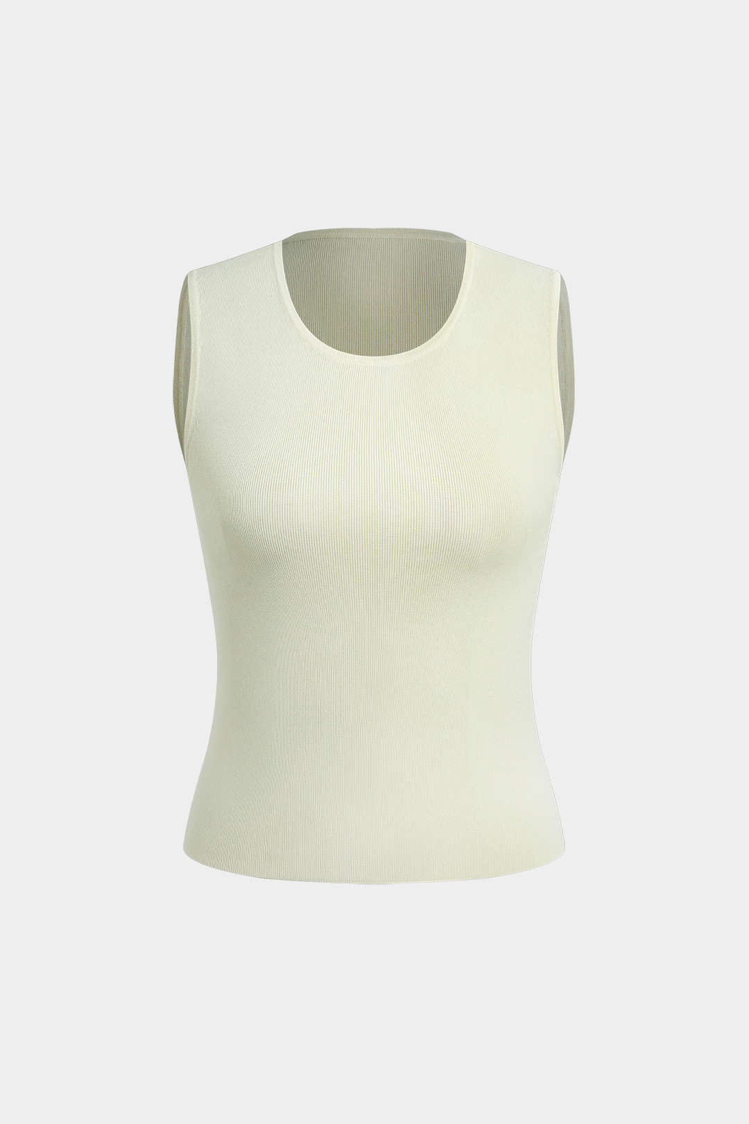 Solid U Neck Tank Top