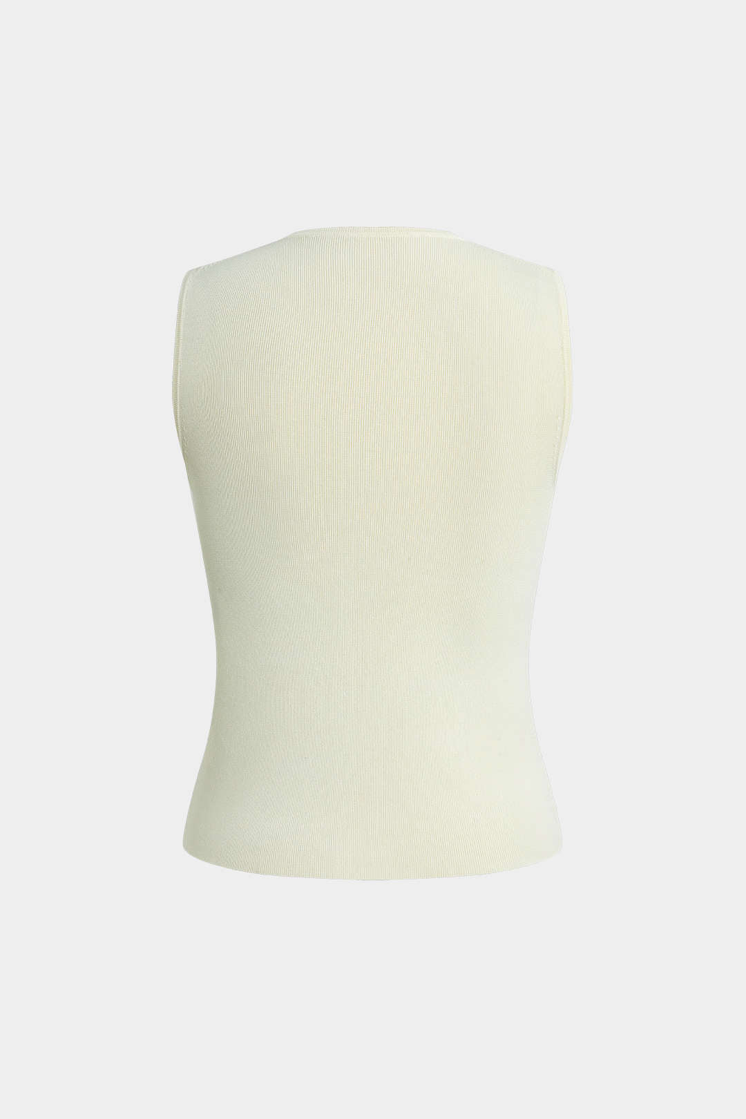 Solid U Neck Tank Top