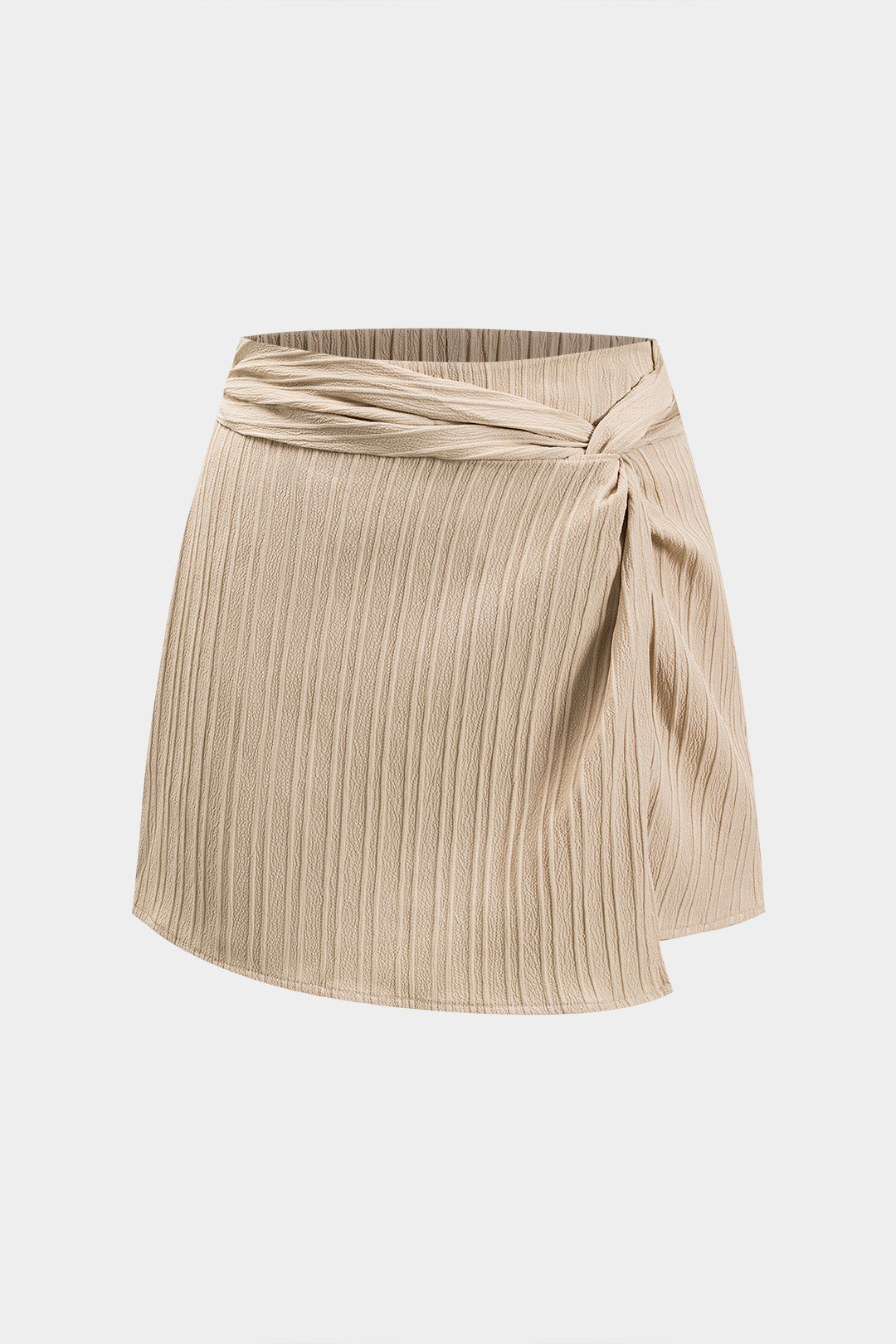 Pleated Twist Knot Skorts