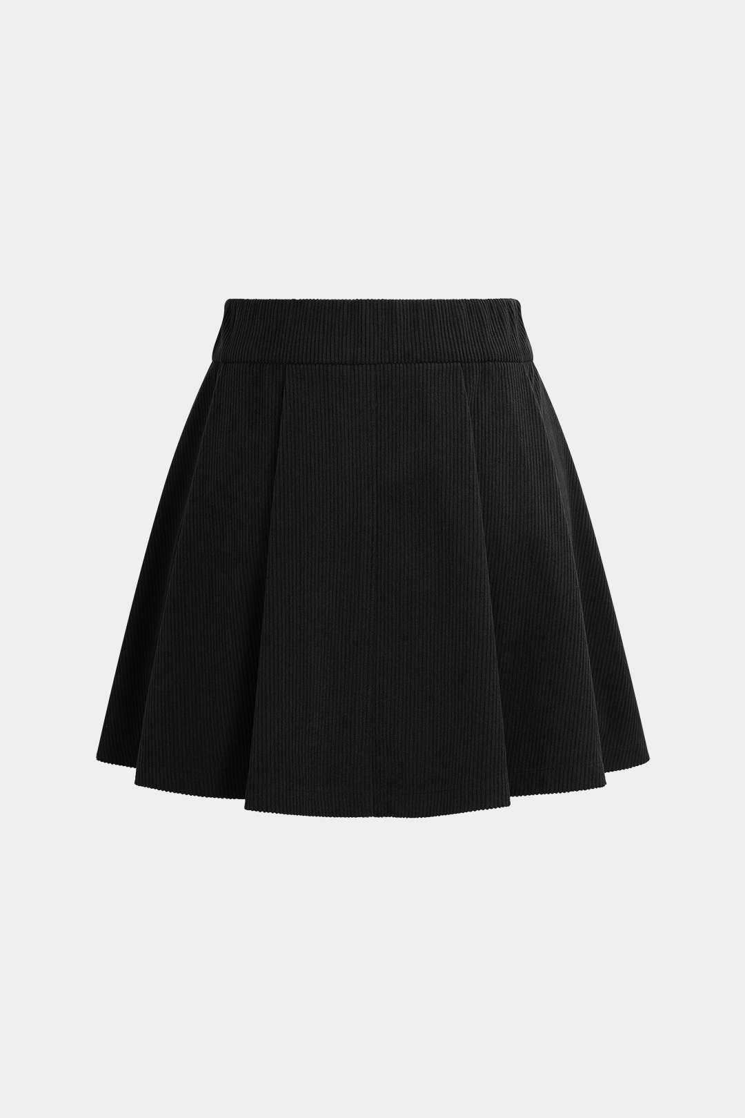 Pleated Mini Skirt