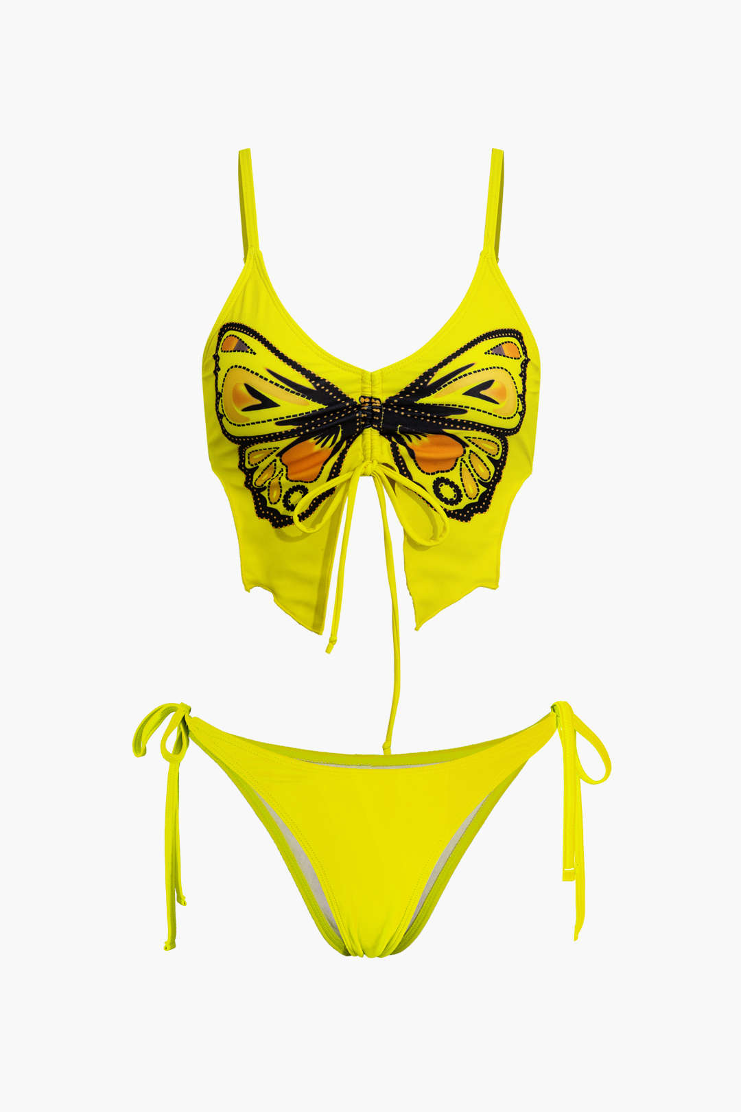 Butterfly Pattern Bikini Set