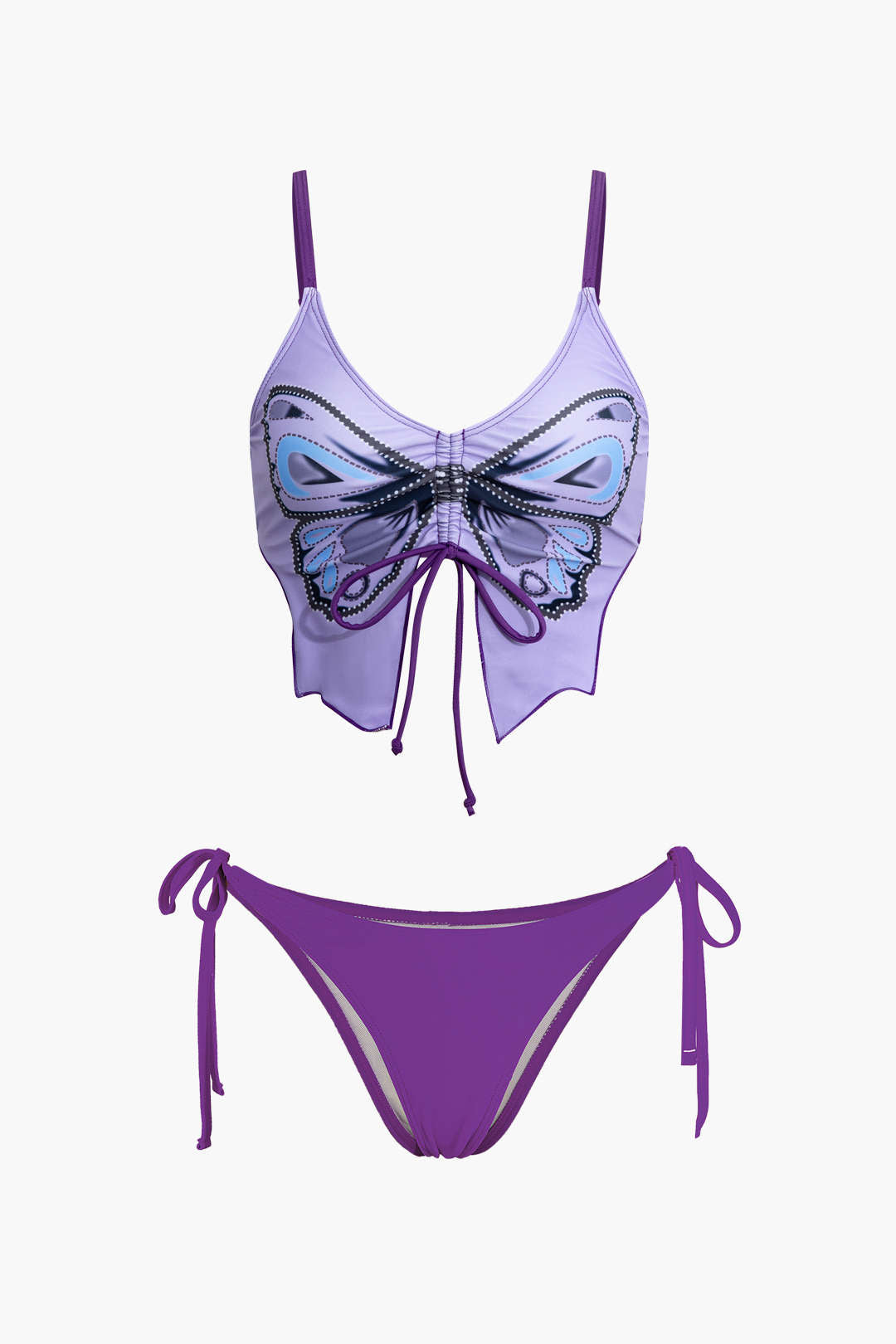 Butterfly Pattern Bikini Set