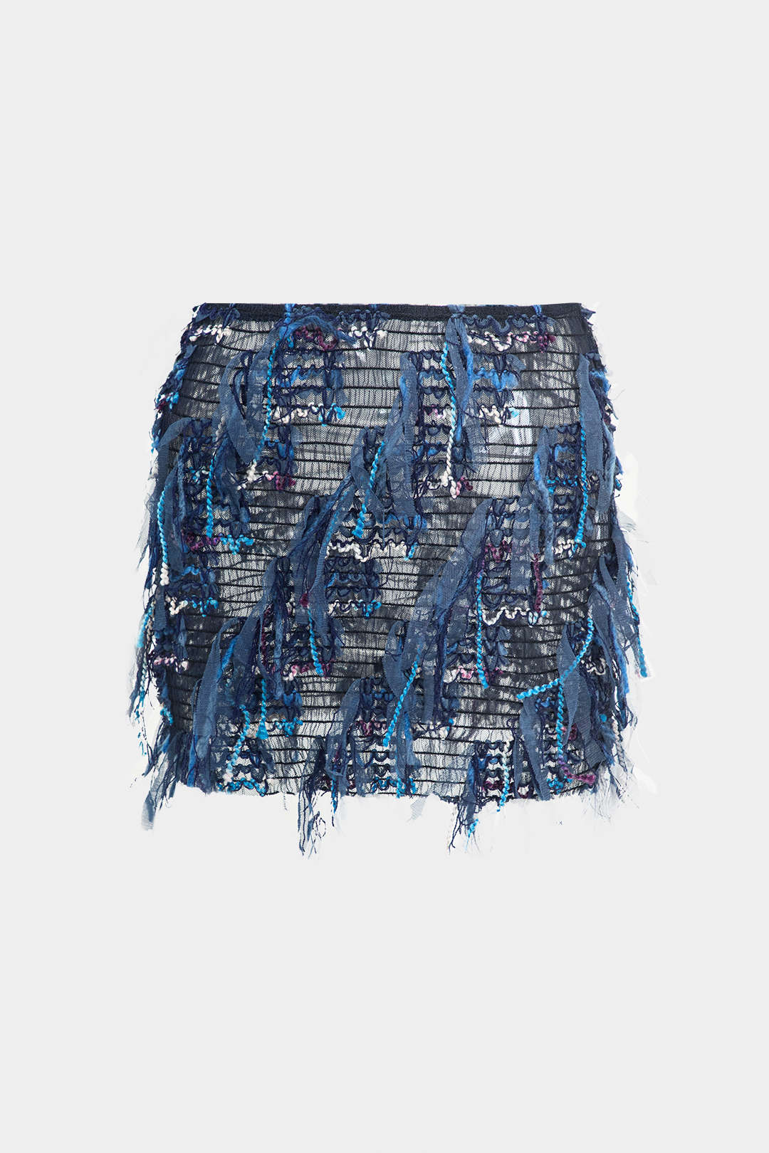 Fringe Mini Skirt