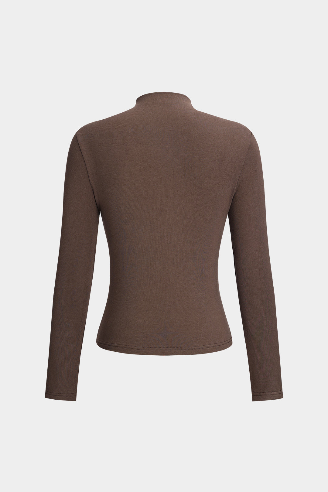 Mock Neck Long-Sleeve Top