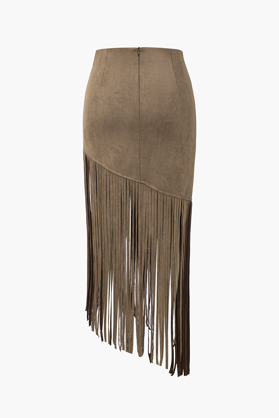 Solid Fringe Skirt