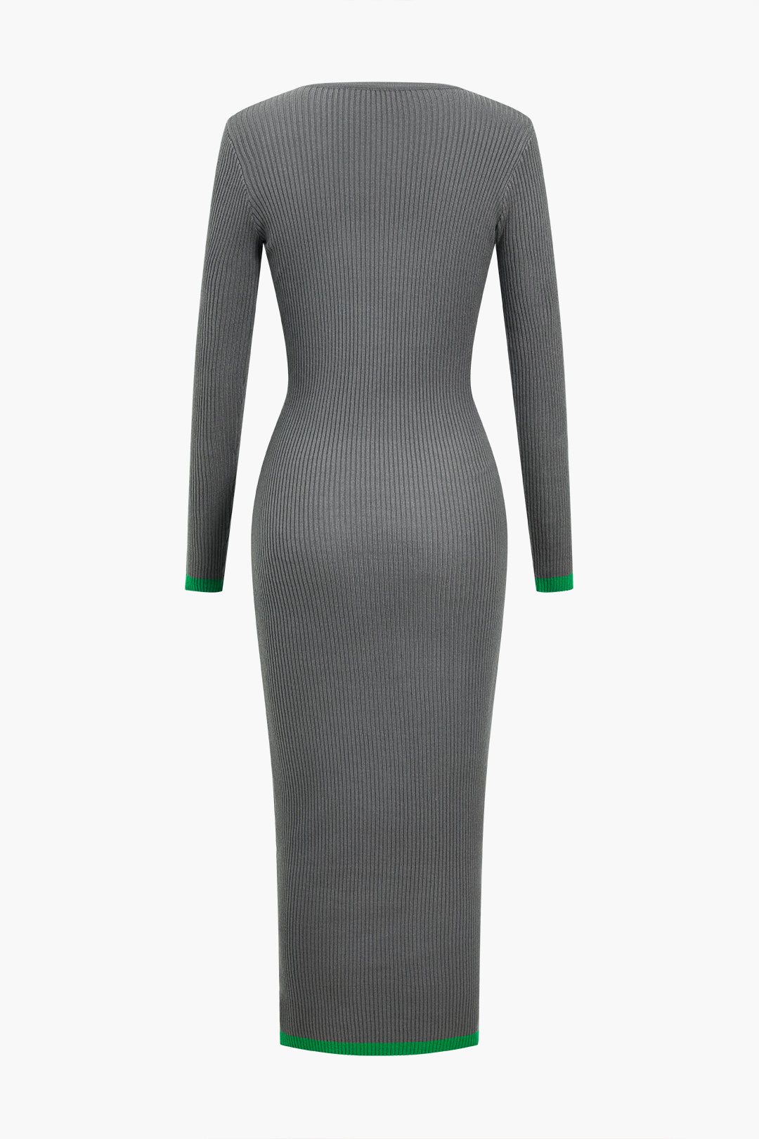 Contrast  Cut Out Knit Dress