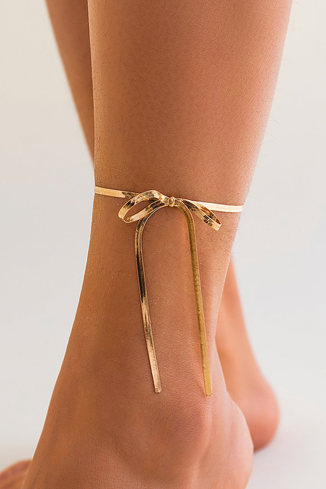 Chain Anklet Bow Anklet