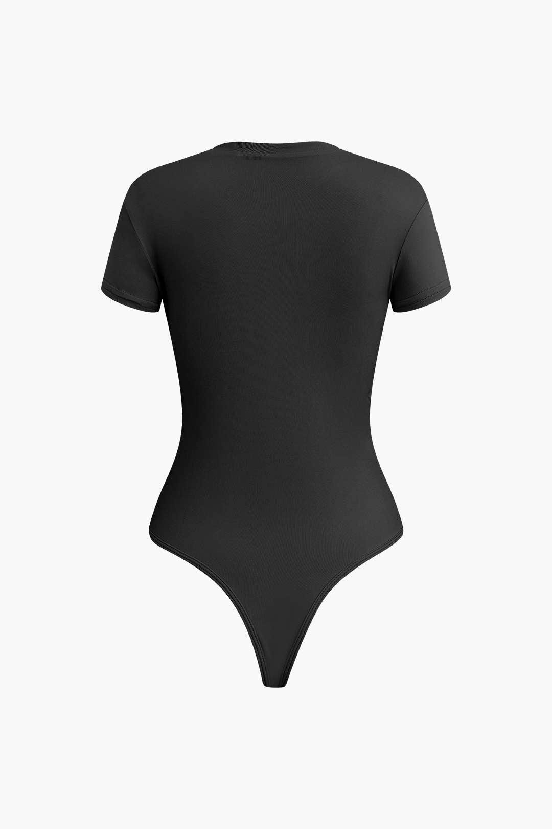 Basic Solid T-shirt Bodysuit