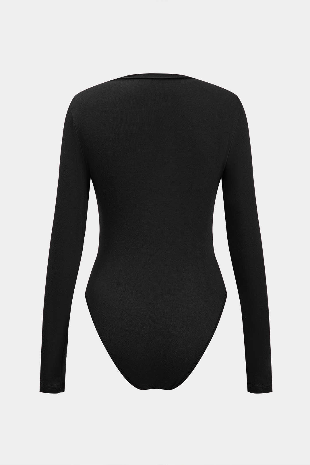 Knit Ruched Long Sleeve Bodysuit