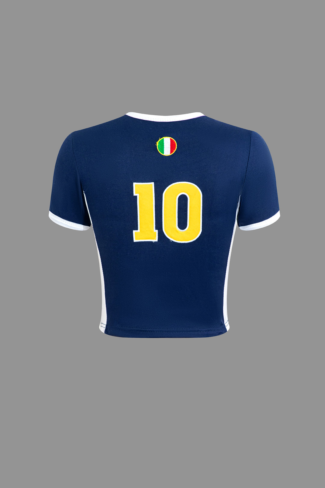 Italia Letter Embroidery T-shirt