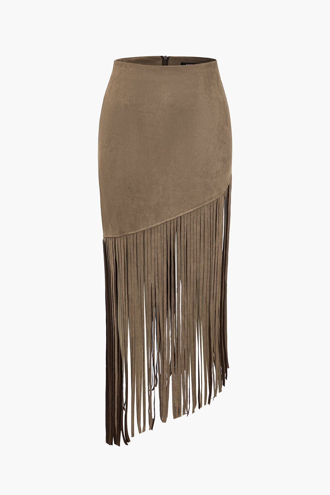 Solid Fringe Skirt