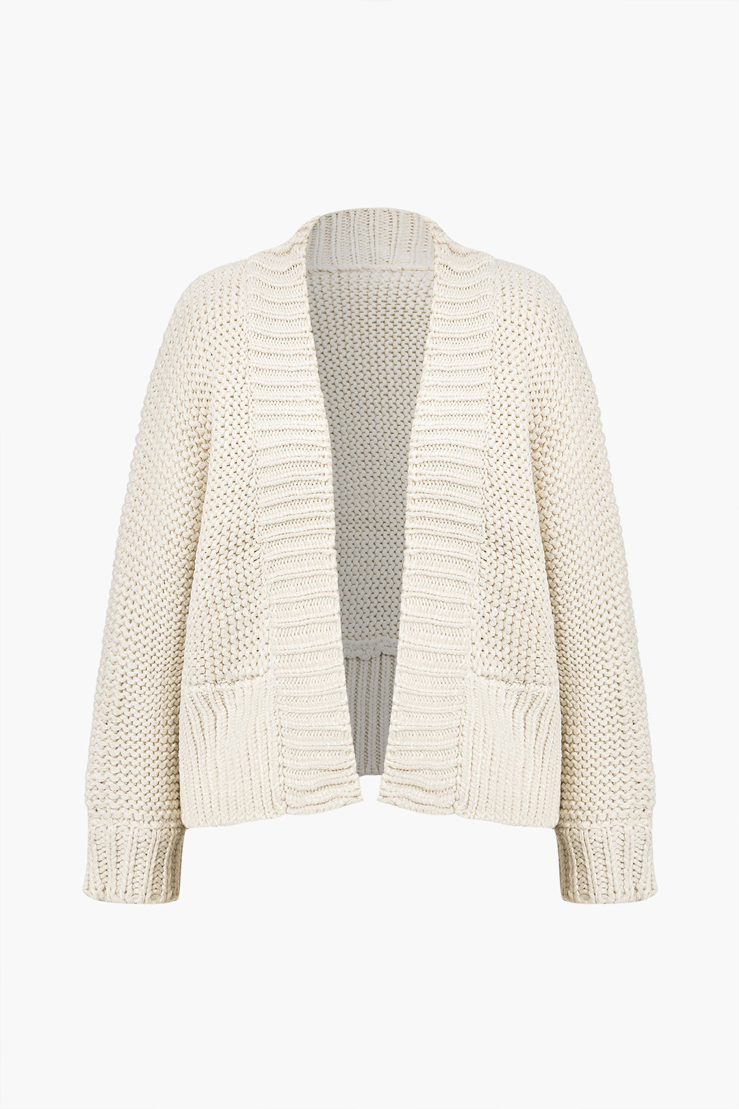 Basic Solid Sweater Cardigan