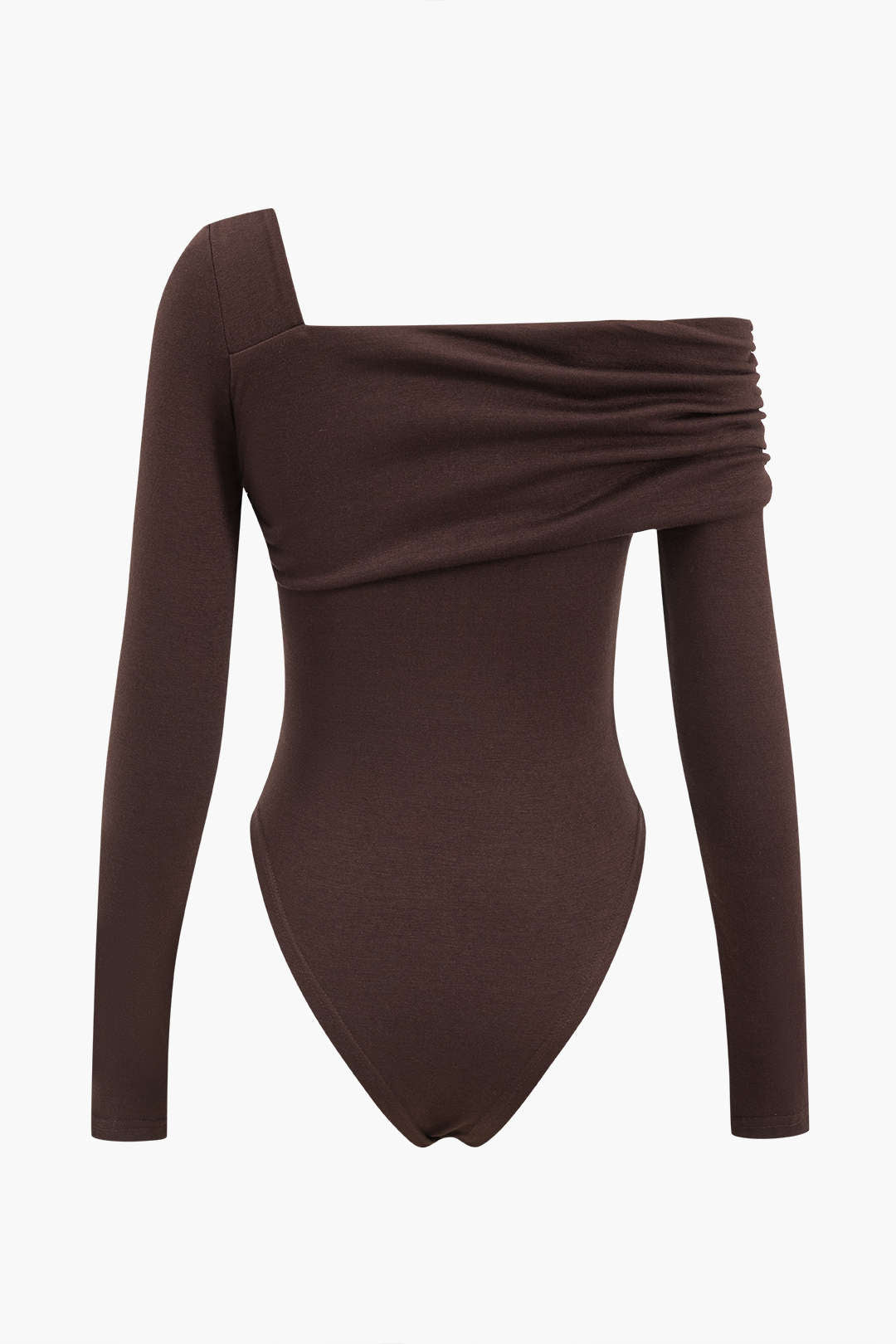 Asymmetrical Long Sleeve Bodysuit