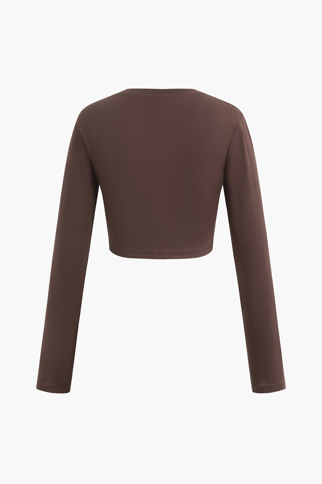 Solid Long-Sleeve Top