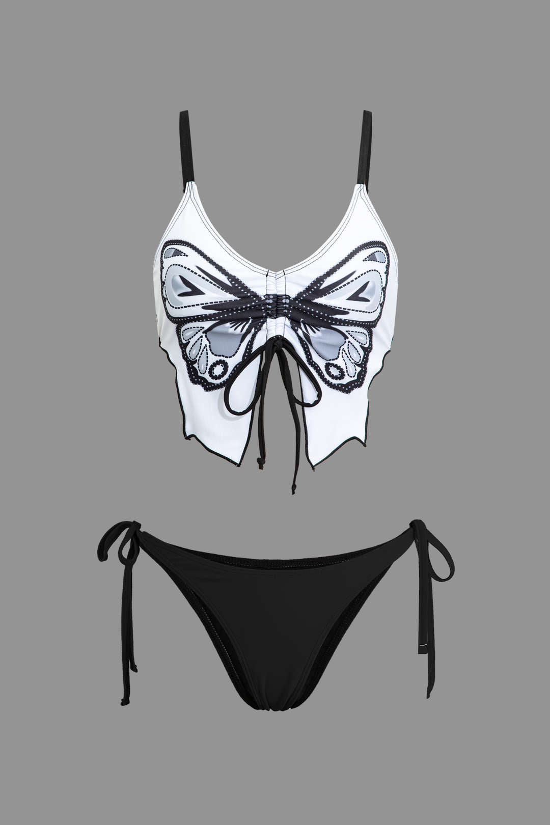 Butterfly Pattern Bikini Set