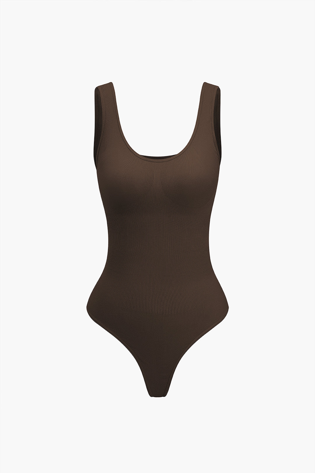 Basic Solid Round Neck Sleeveless Bodysuit