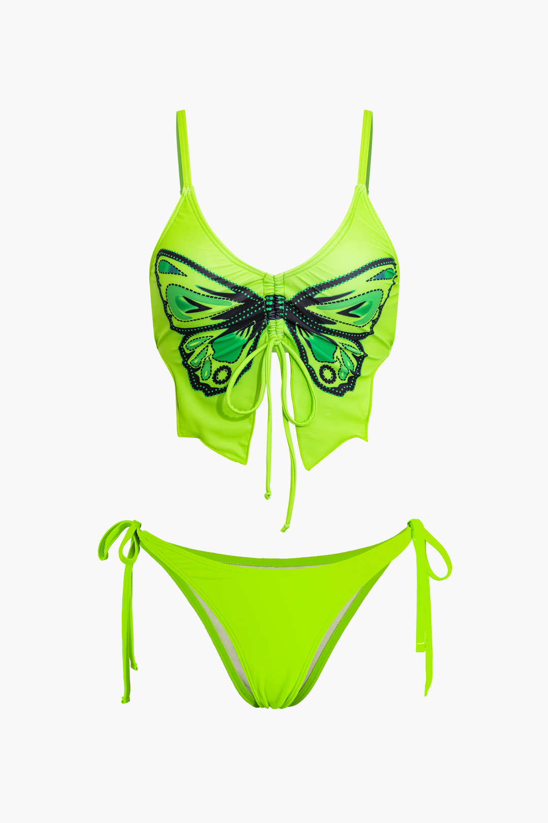 Butterfly Pattern Bikini Set