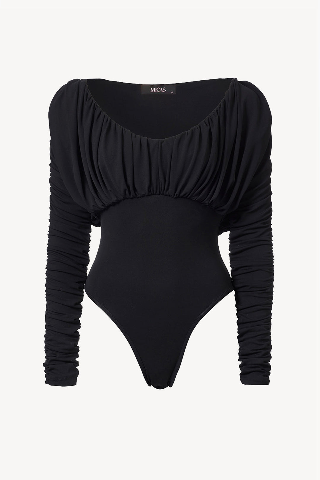 Basic Ruched Bodysuit