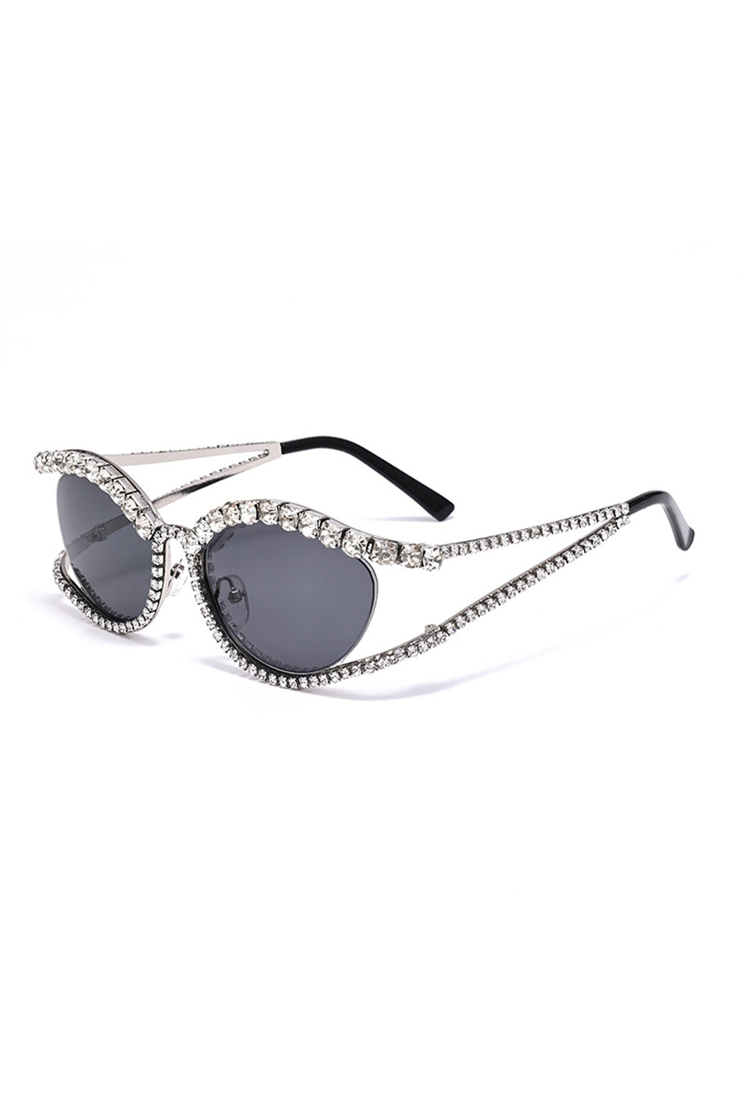 Cat-Eye Rhinestones Sunglasses