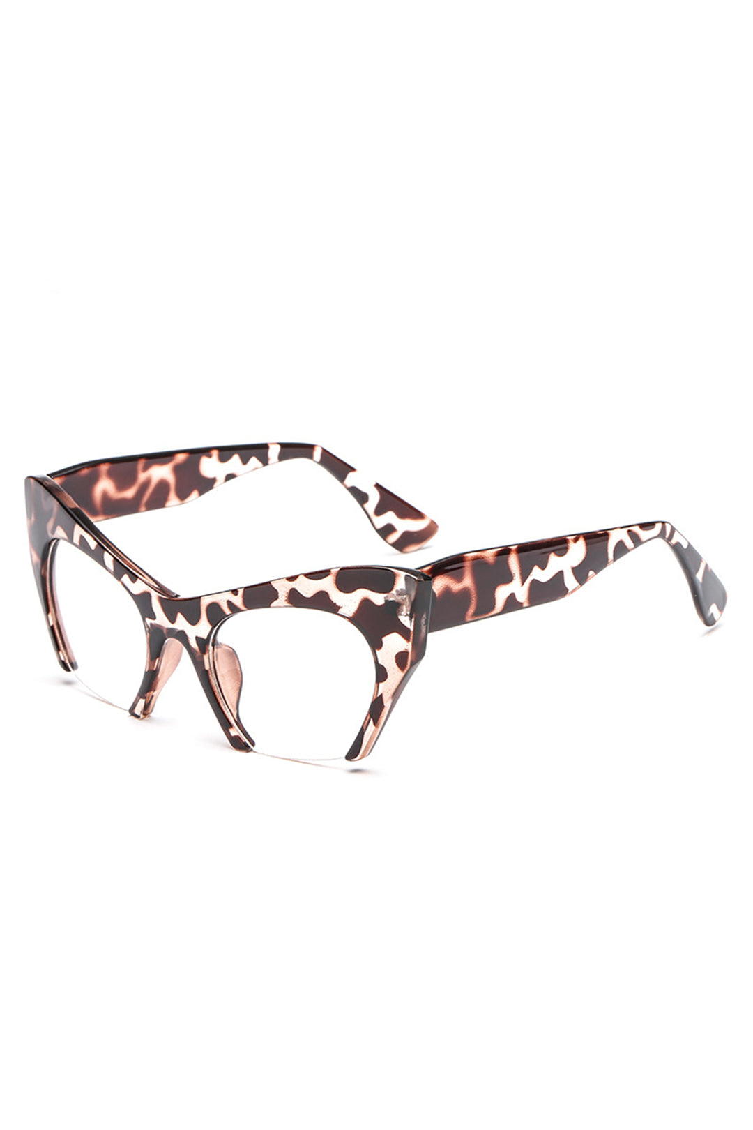 Half-Frame Cat-Eye Sunglasses