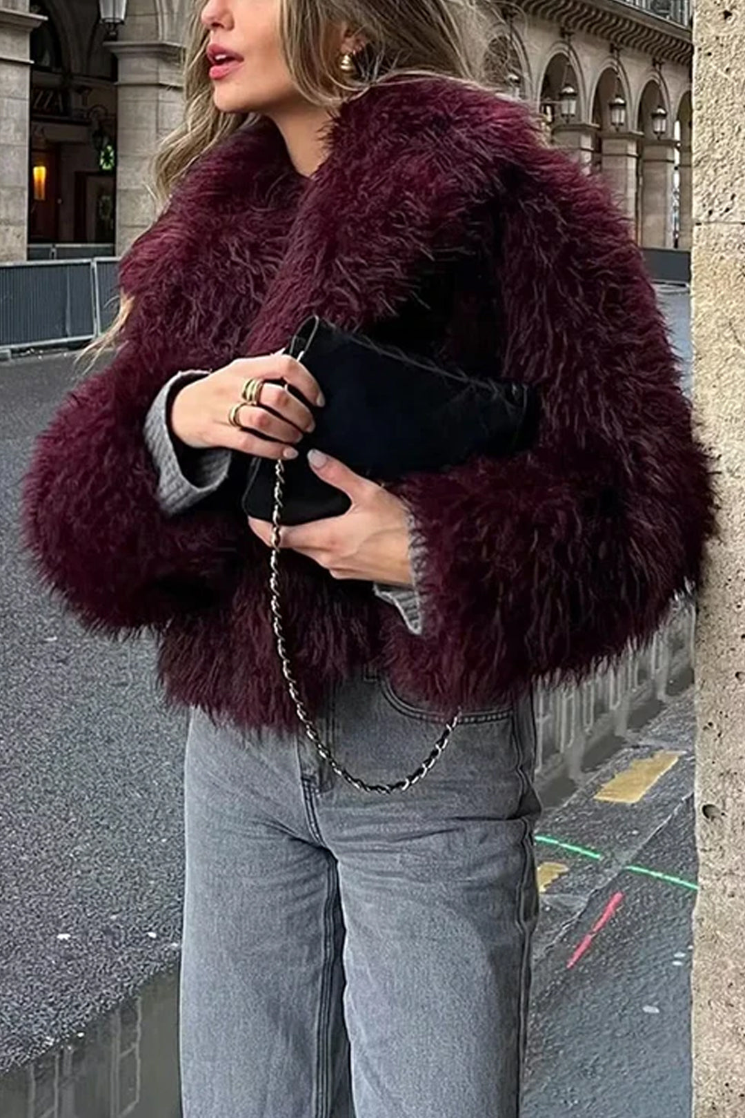 Faux Fur Jacket