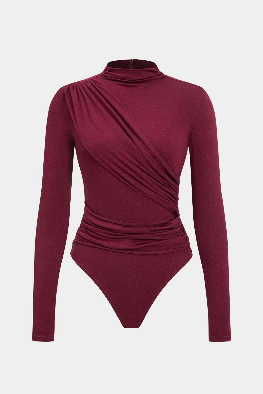 Ruched Long Sleeve Bodysuit