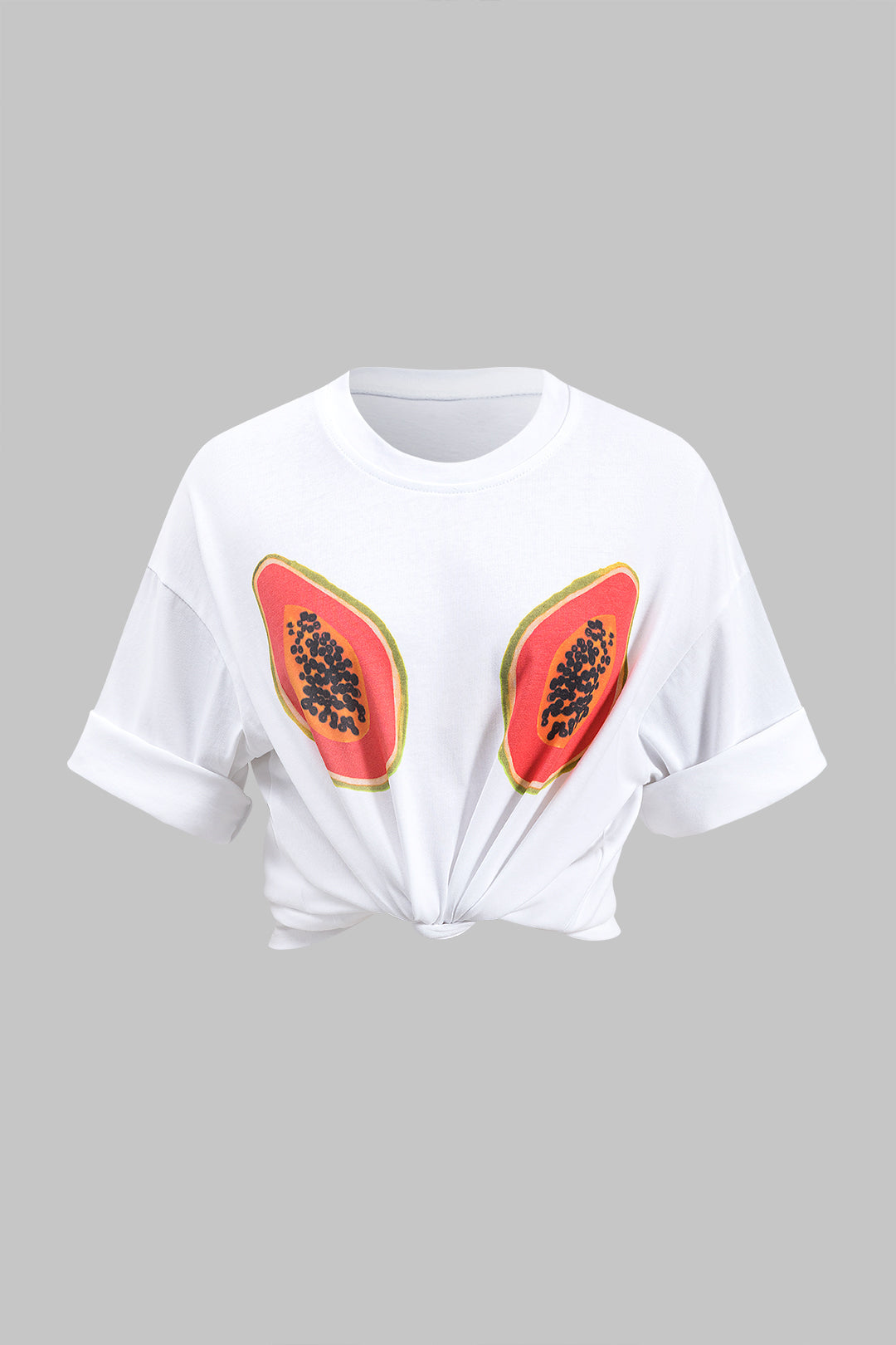 Fruit Print Short Sleeve T-shirt