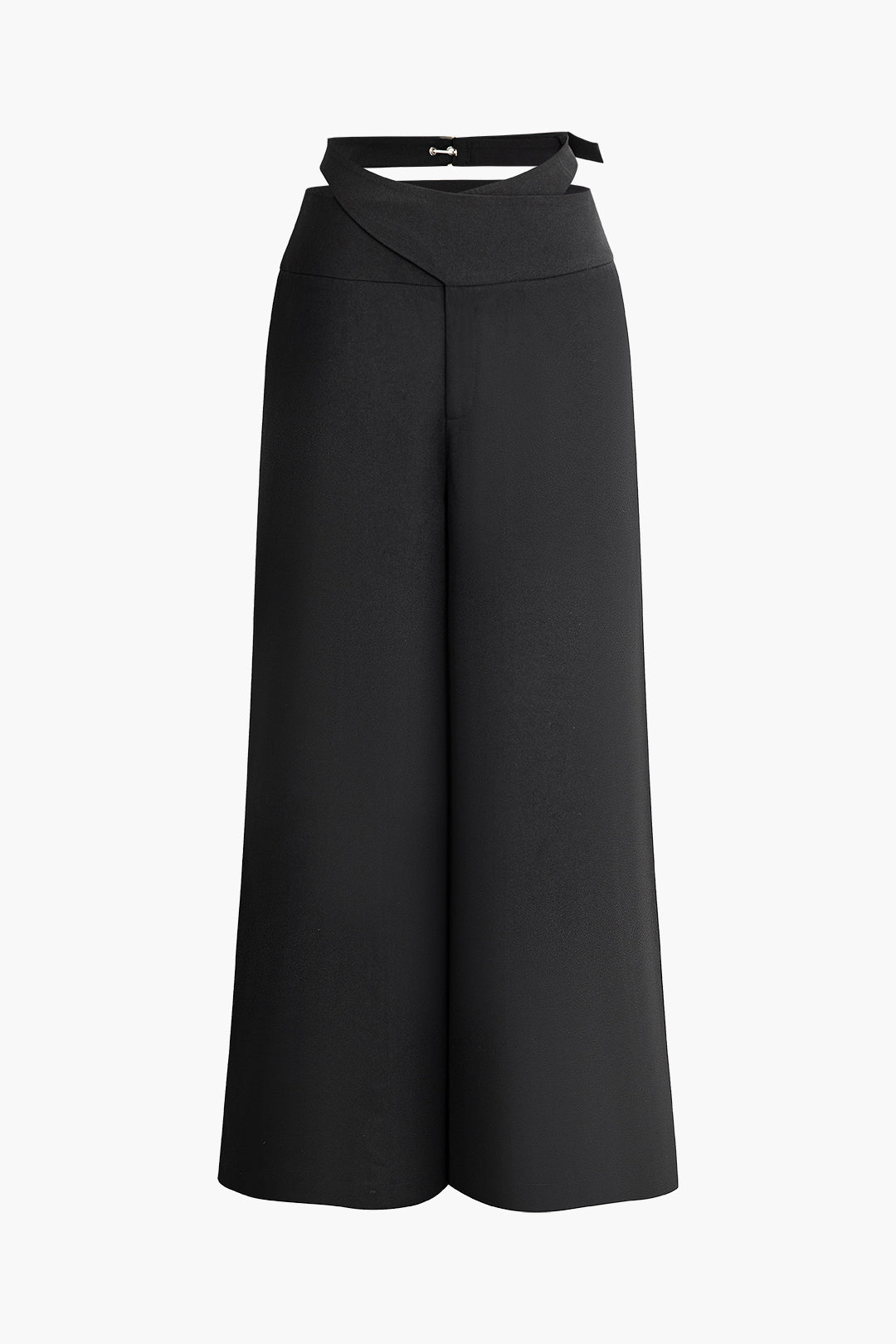 Buckle Wide Leg Pants