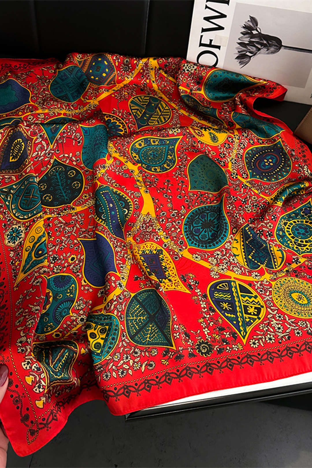 Vintage Print Scarf