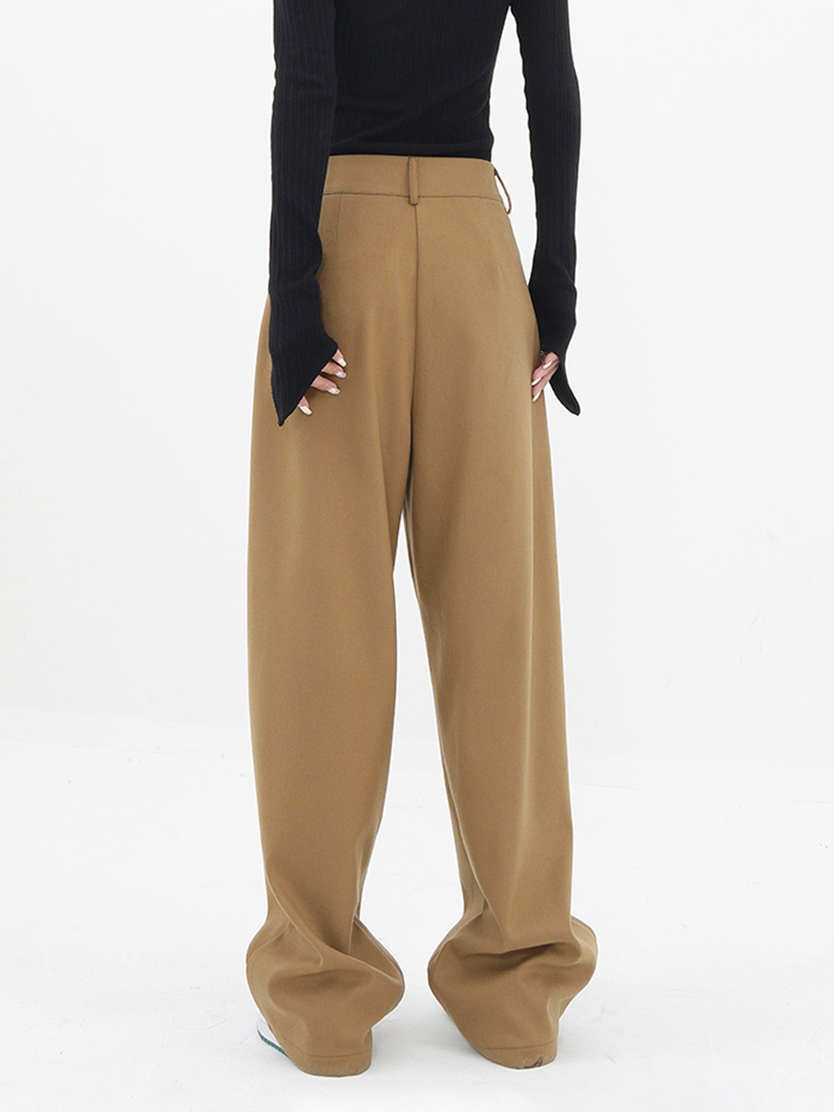 Basic Baggy Wide Leg Dress Pants