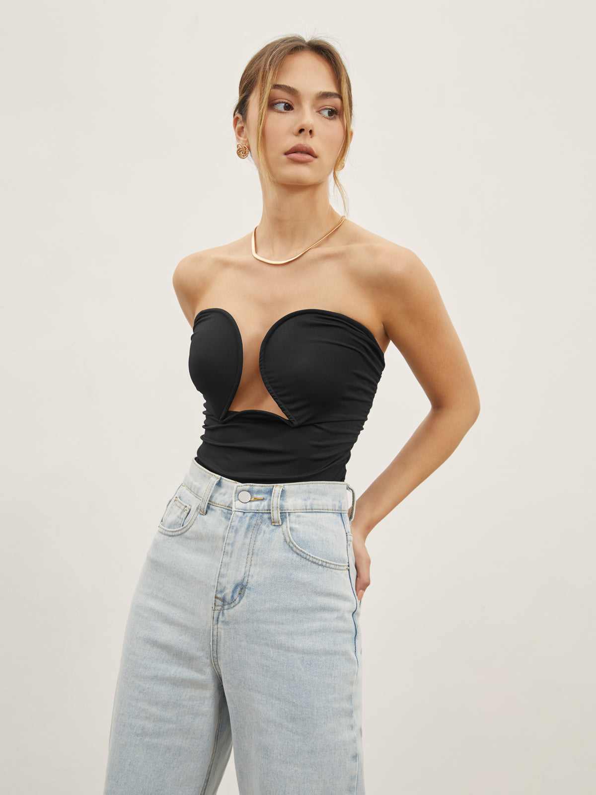 Strapless Wire Bustier Tube Top