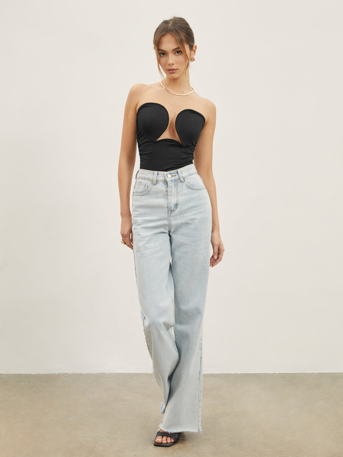 Strapless Wire Bustier Tube Top