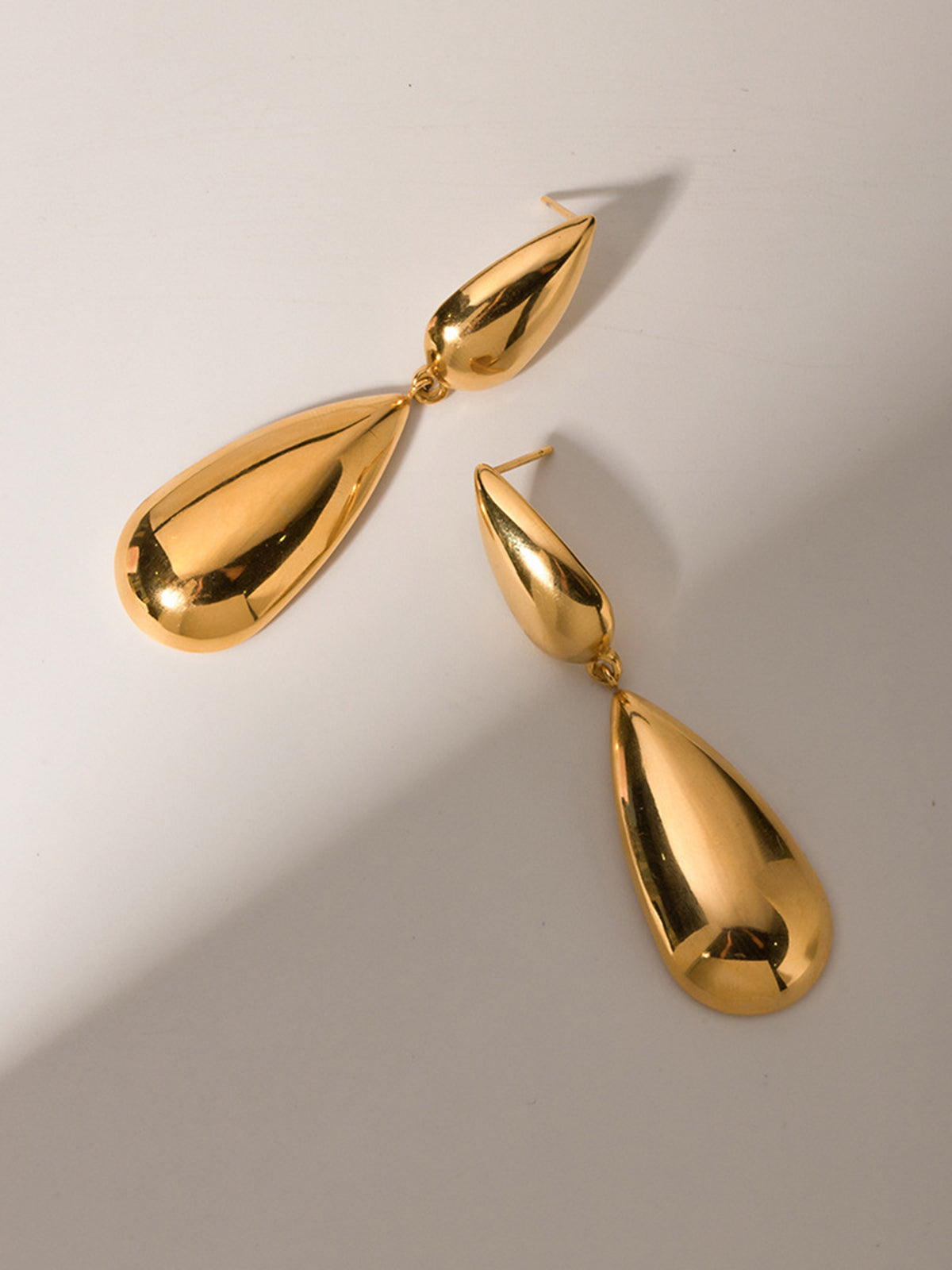 Double Teardrop Earrings