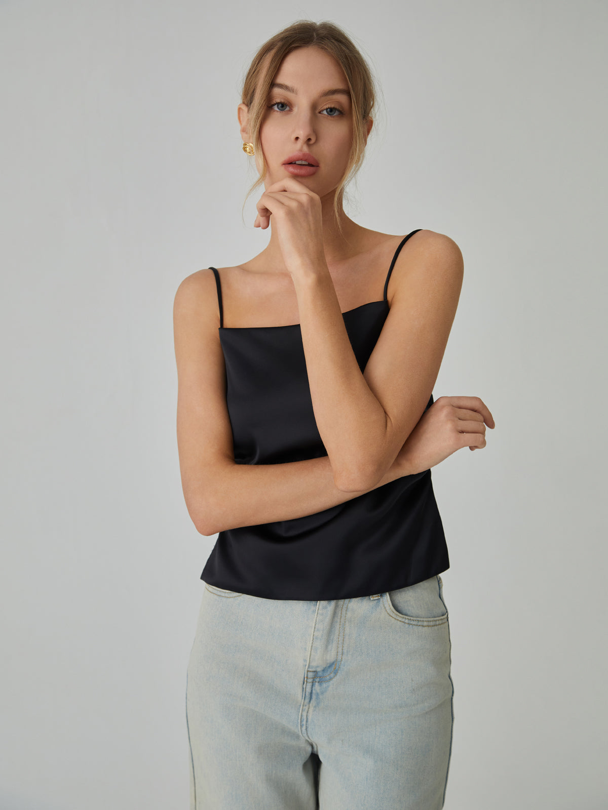 Knotted Backless Cami Top