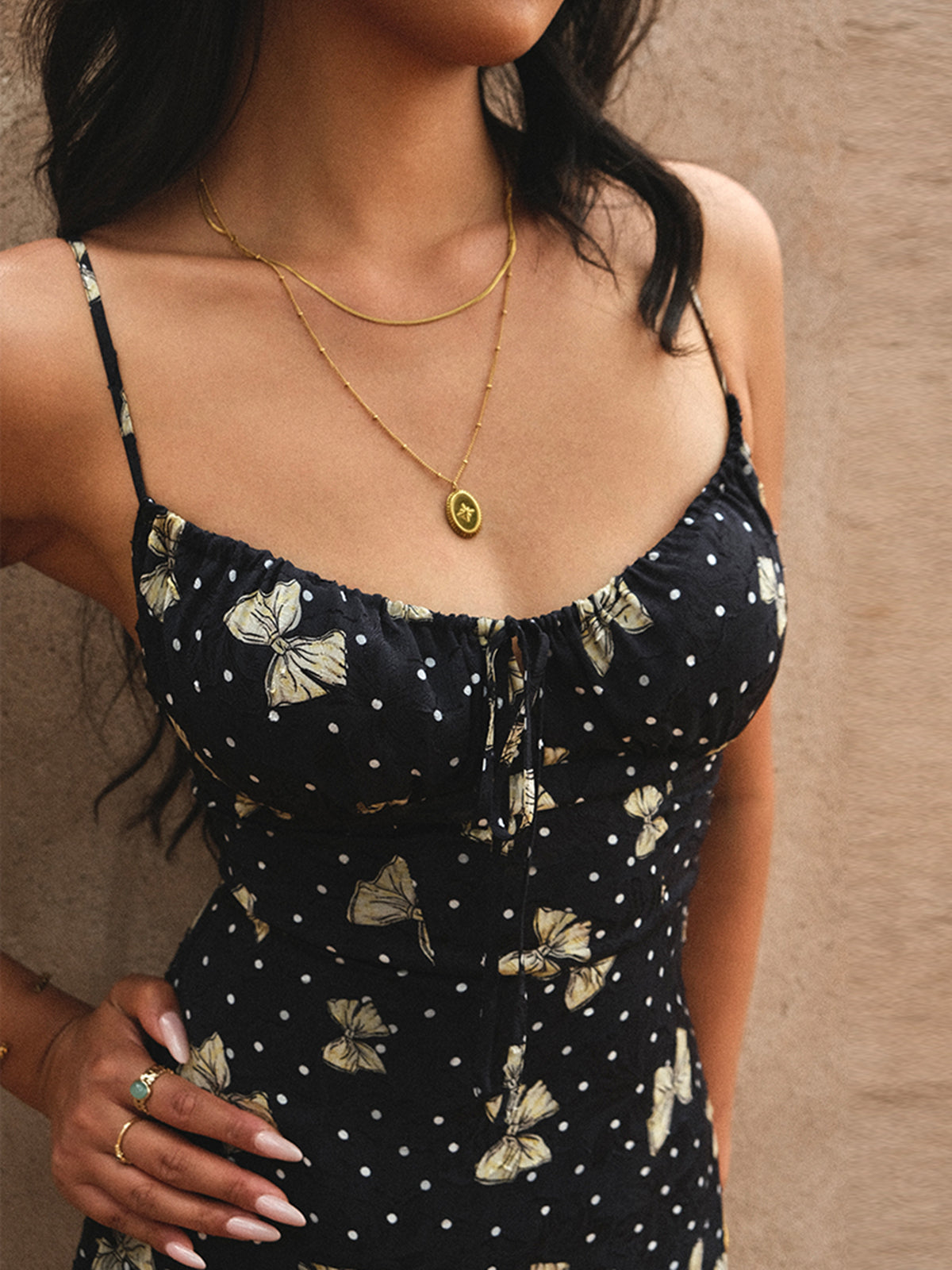 A Line Floral Dress