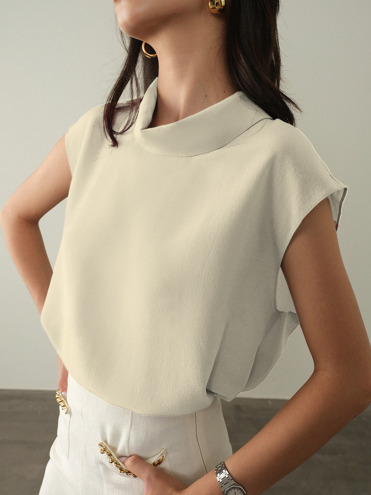 Leisure Cap Sleeve T-Shirt