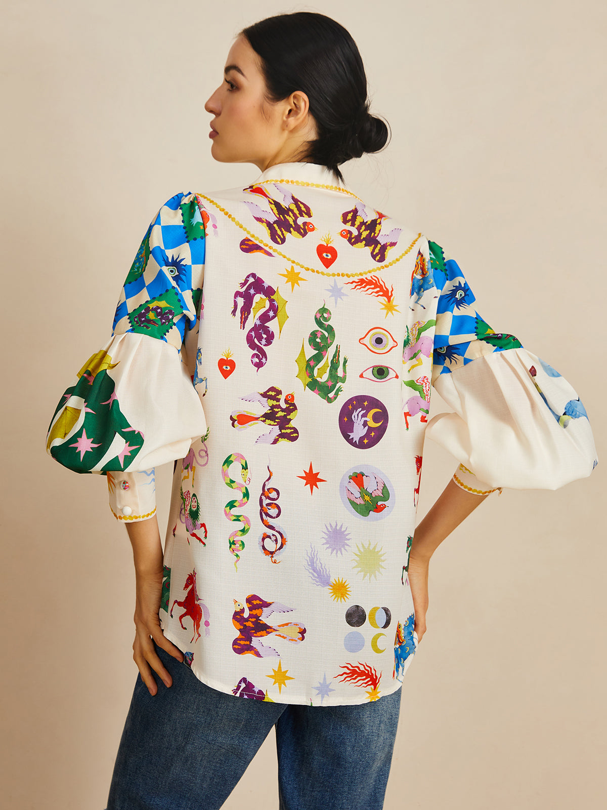 All Over Print Long Sleeve Shirt