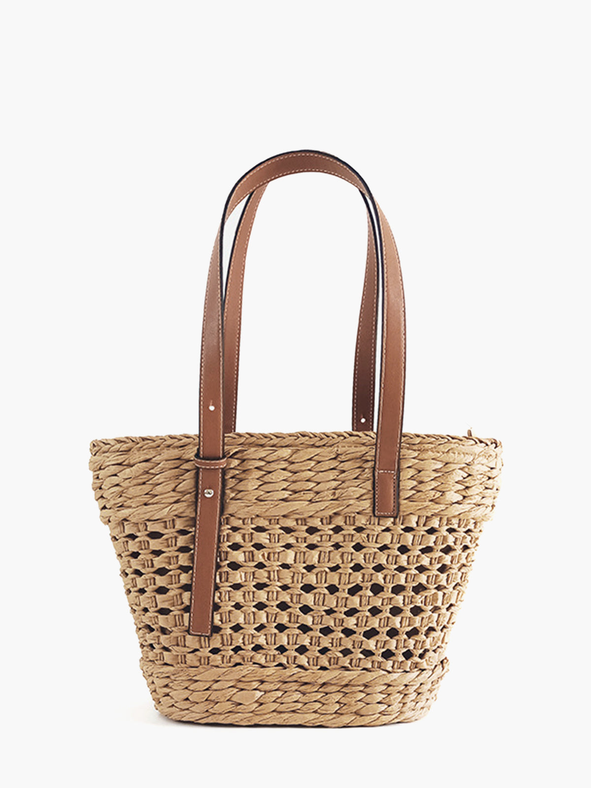 Large Capacity Beach Tote Basket Bag