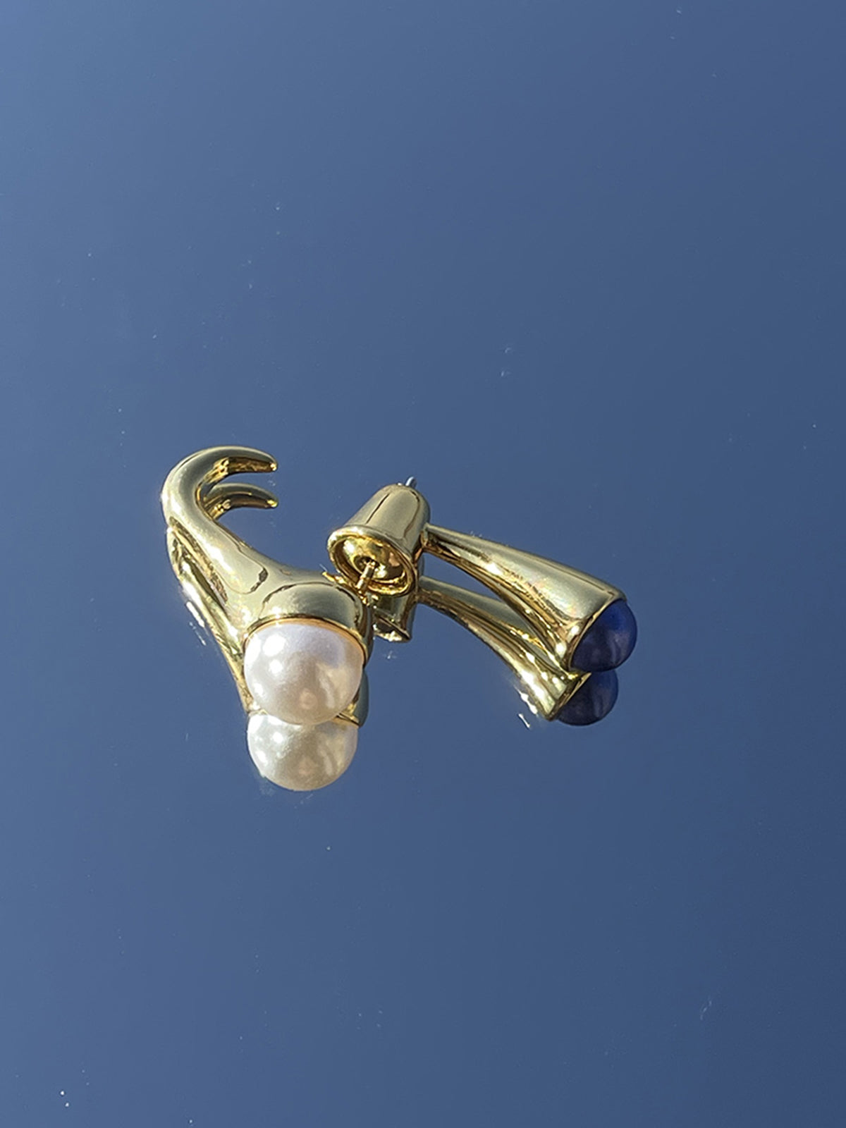 1pc Stacking Pearl Golden Earring