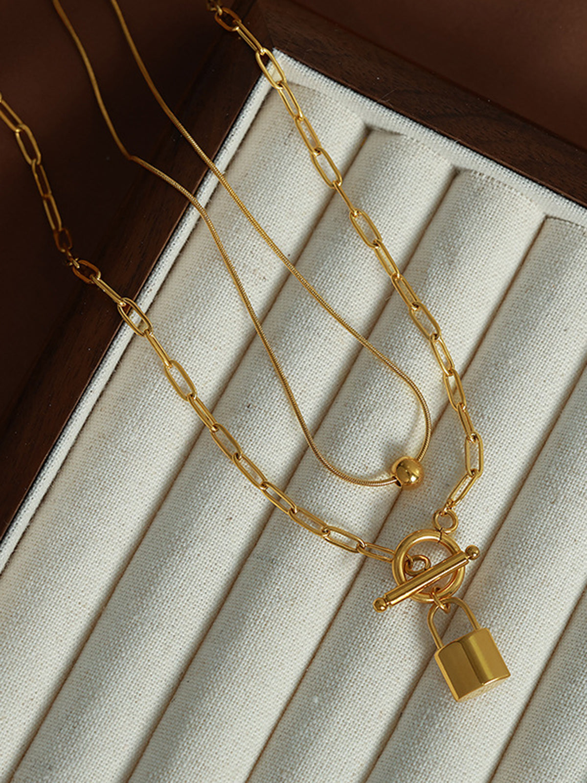 Golden Padlock Necklace