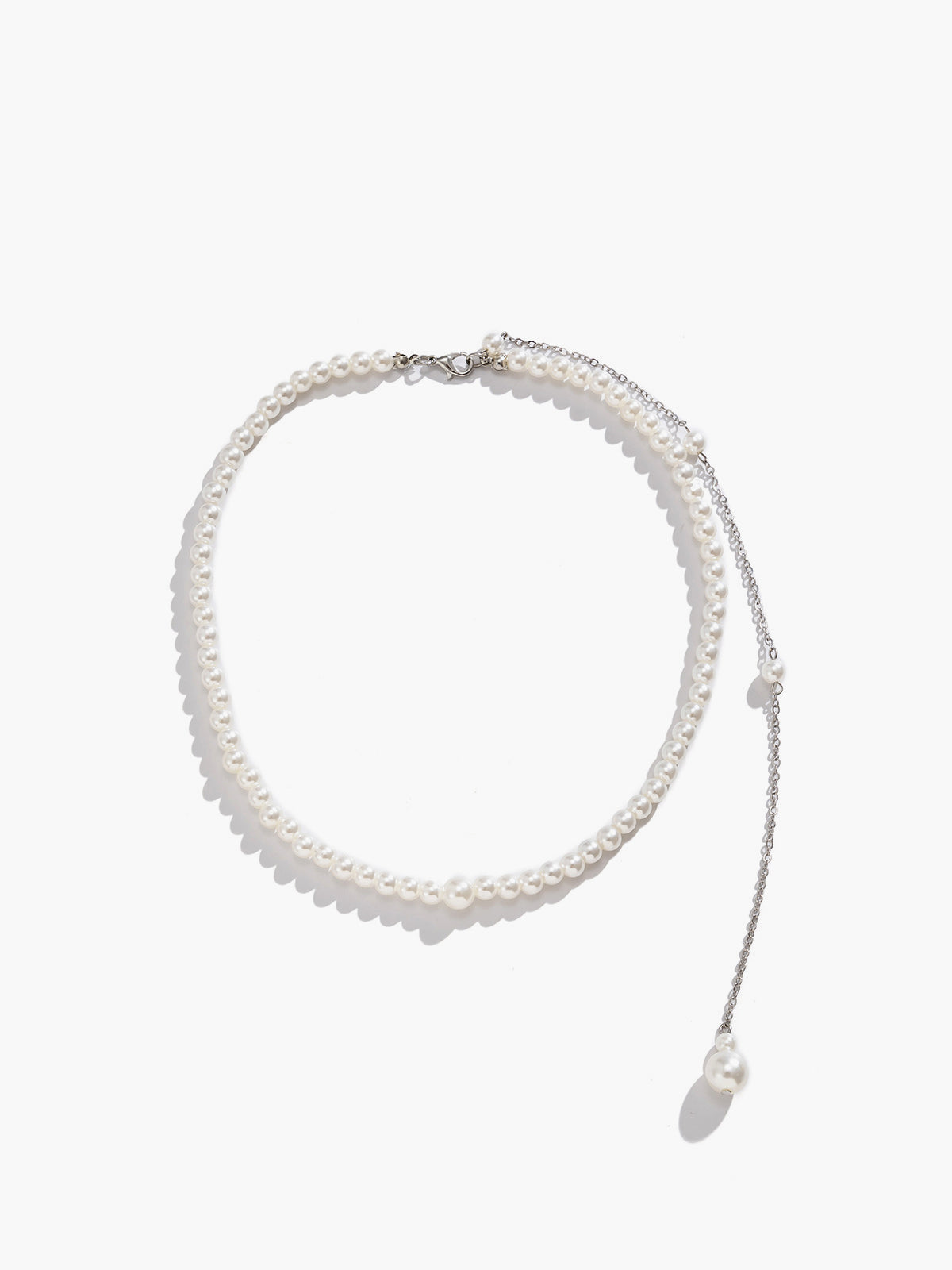 Pearl Beaded Tassel Necklace