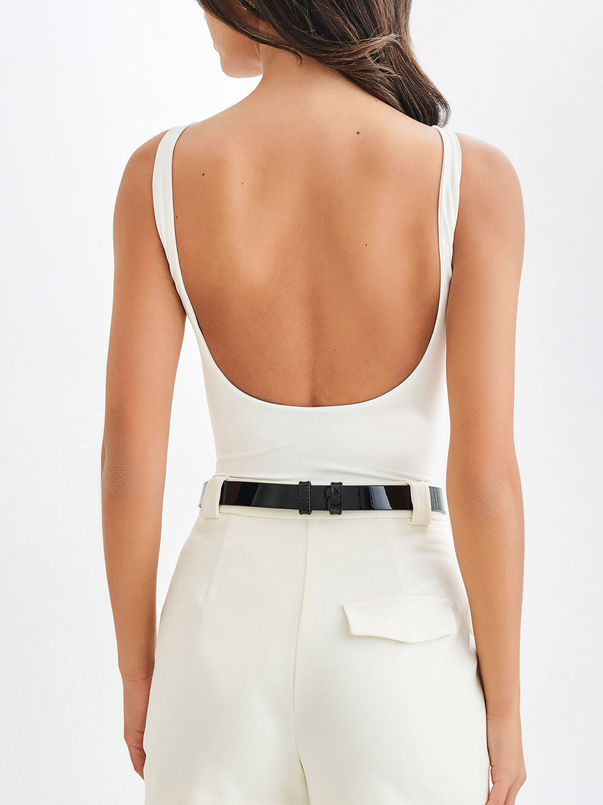 Backless Sleeveless Bodysuit