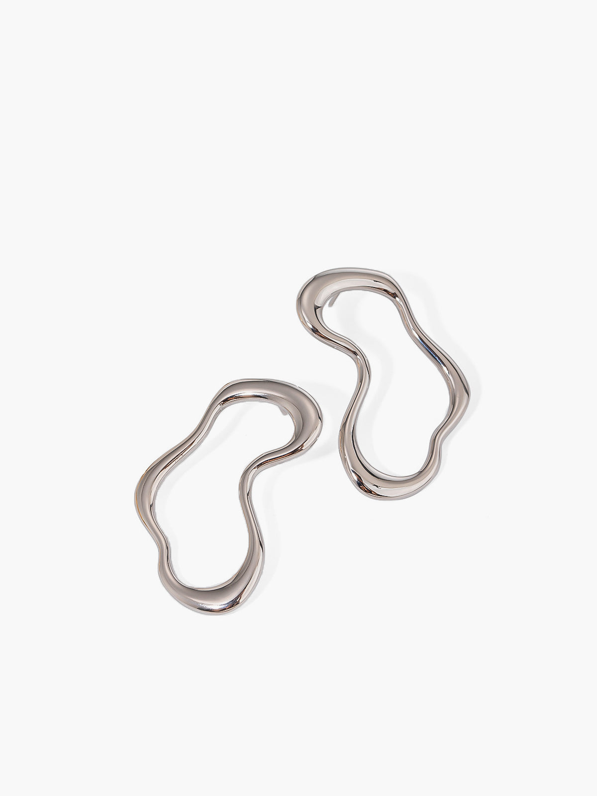 Irregular Metal Stud Earrings