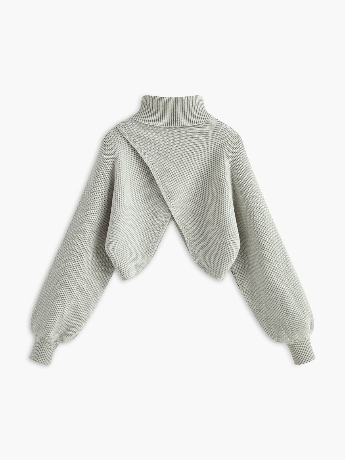 Turtleneck Batwing Sleeve Sweater