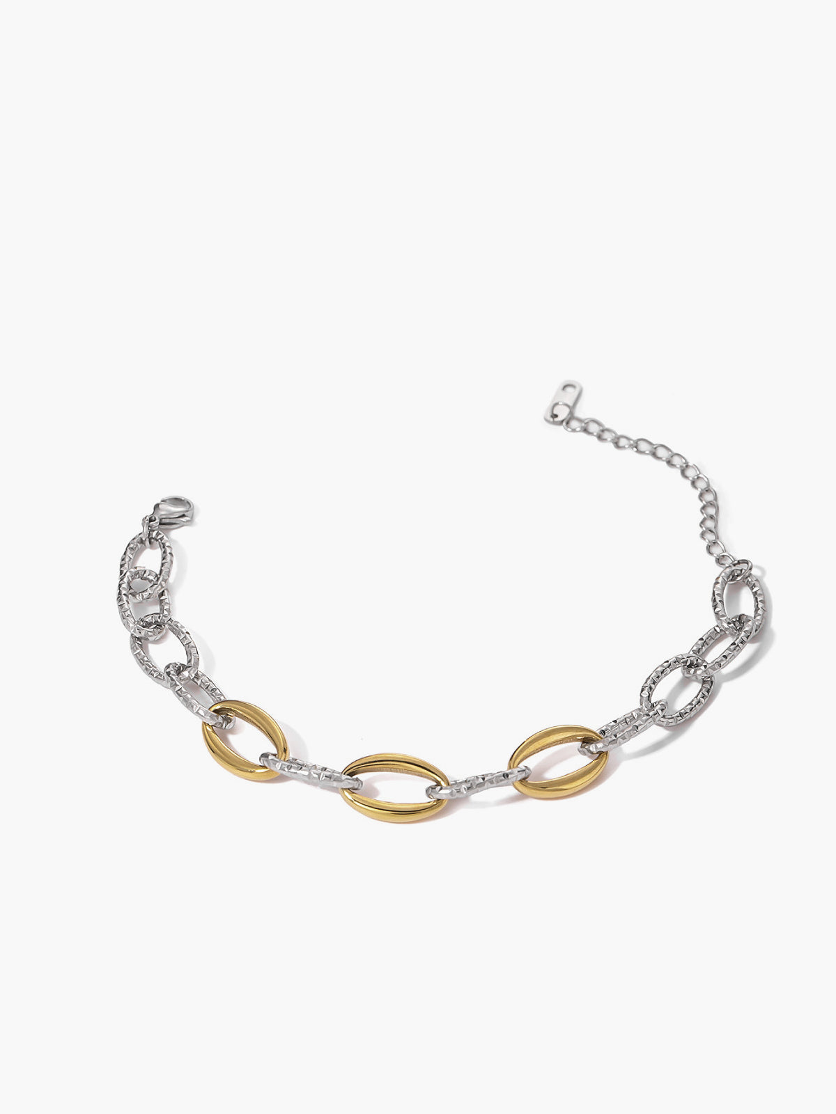 Golden & Silver Link  Bracelet