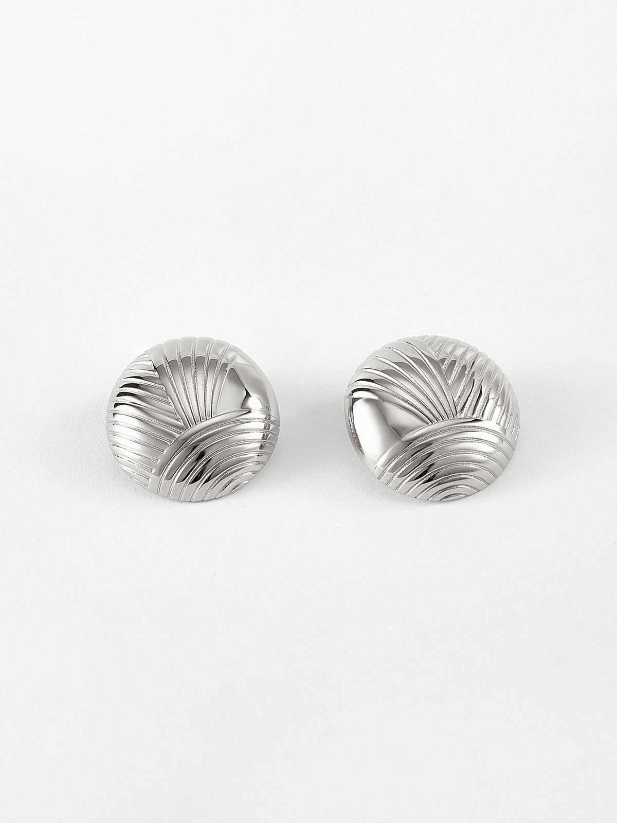 Ripple Oblate Earrings